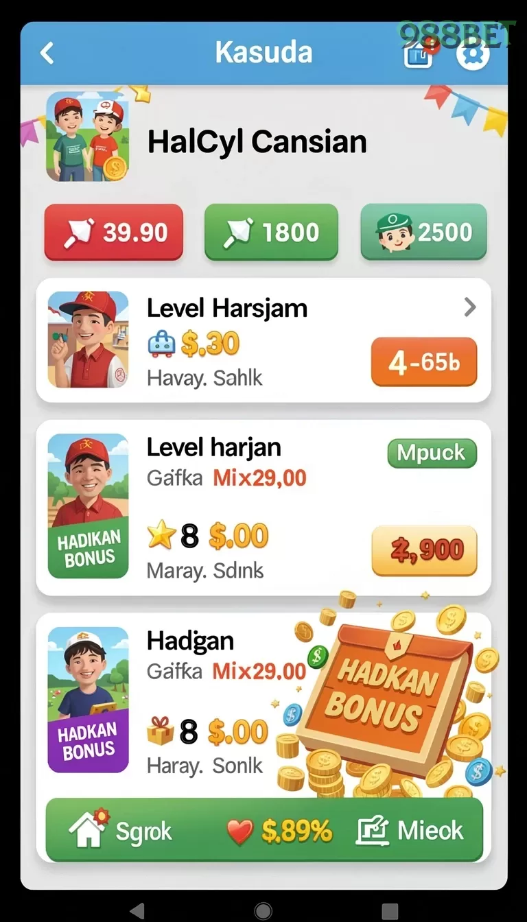 Cuplikan layar V21 — menu navigasi